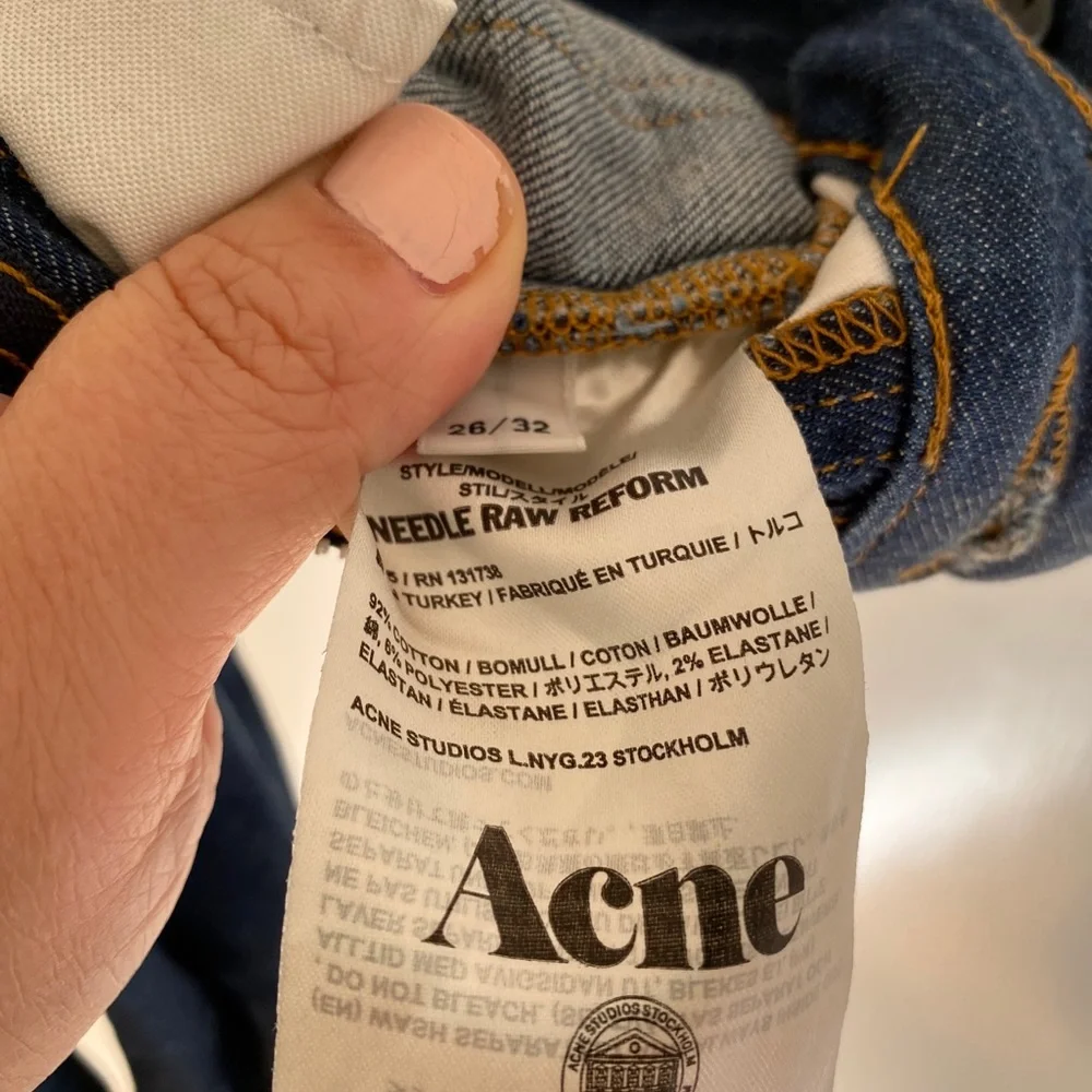 Acne studio skinny jeans with frayed bottom - Picture 6 of 7